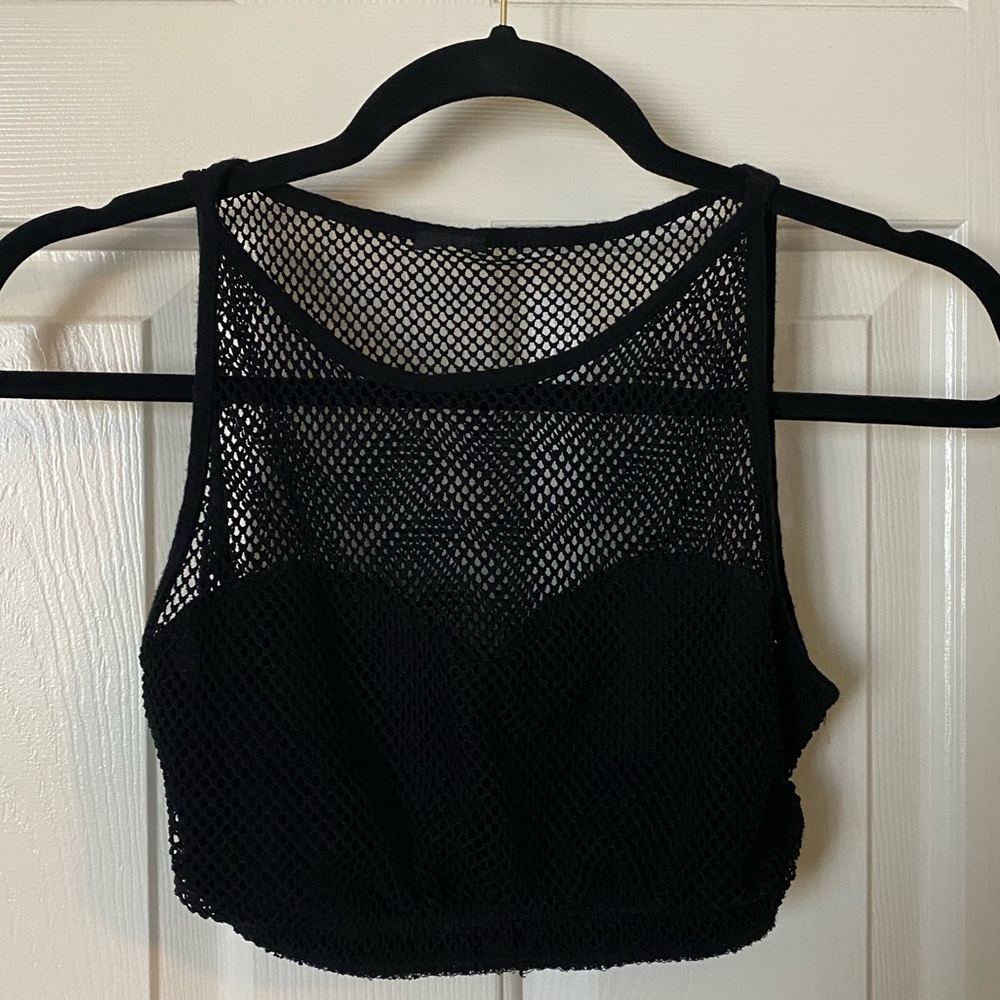 CROPPED MESH OUTERWEAR